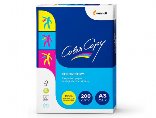 Papel fotocopiadora Color copy Din A3 200 gramos paquete de 250 hojas CC-200-A3 , blanco, imagen 2 mini