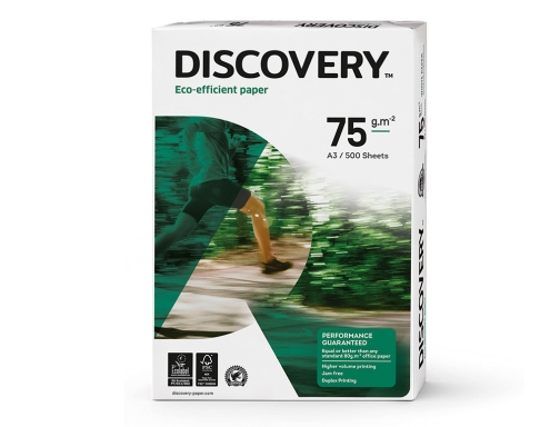 Papel fotocopiadora Discovery Din A3 75 gramos papel multiuso ink-jet y laserpaquete DIS-75-A3 , blanco, imagen 3 mini