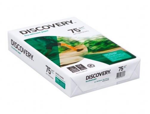 Papel fotocopiadora Discovery Din A4 75 gramos papel multiuso ink-jet y laserpaquete DIS-75-A4 , blanco, imagen 5 mini