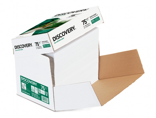 Papel fotocopiadora Discovery fast pack Din A4 75 gramos papel multiuso ink-jet DIS-75-A4 , blanco, imagen 4 mini