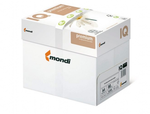 Papel fotocopiadora Iq premium Din A4 80 gramos paquete de 500 hojas 75311 , blanco, imagen 5 mini
