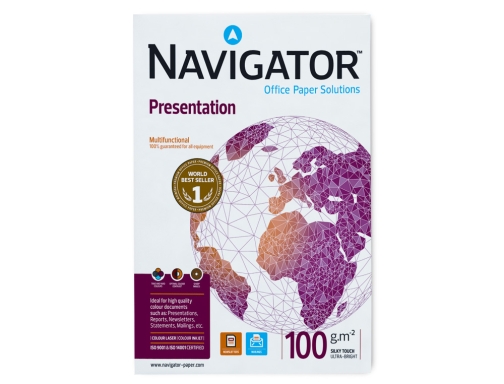 Papel fotocopiadora Navigator Din A3 100 gramos paquete de 500 hojas NAV100A3 , blanco, imagen 3 mini
