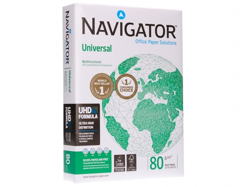 Papel Navigator Universal Din A4 80 gramos paquete de 500 hojas, ultra blanco, imagen 4 mini