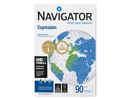 Papel fotocopiadora Navigator Din A4 90 gramos paquete de 500 hojas NAV-90-A4 , blanco, imagen 3 mini