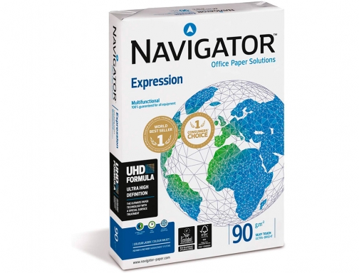 Papel fotocopiadora Navigator Din A4 90 gramos paquete de 500 hojas NAV-90-A4 , blanco, imagen 4 mini