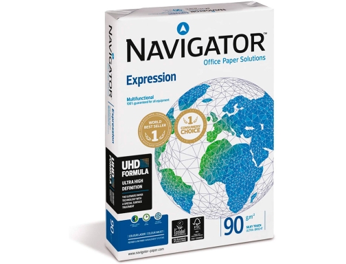 Papel fotocopiadora Navigator Din A4 90 gramos paquete de 500 hojas NAV-90-A4 , blanco, imagen 4 mini