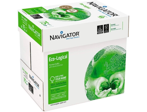 Papel Fotocopiadora Navigator Eco Logical Din A4 75 Gramos Paquete De 500 Pw2188 , Blanco, imagen 5 mini