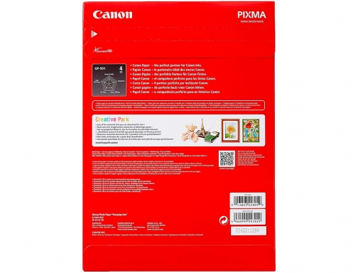 Papel fotografico Canon pixma brillo Din A4 200g m2 ink-jet paquete de 0775B001 , blanco, imagen 3 mini