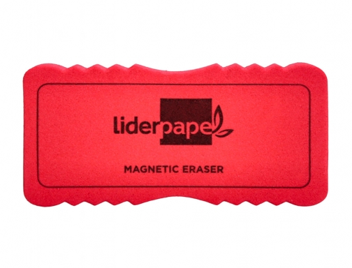 Borrador Liderpapel pizarra blanca magnetico colores surtidos 130x60 mm 10702, imagen 3 mini