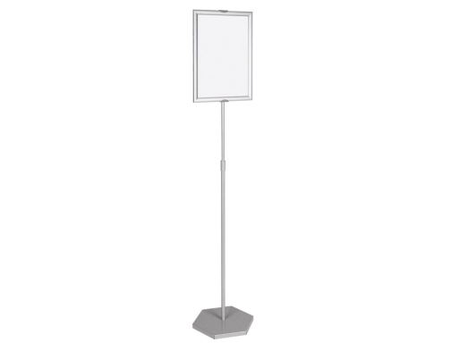 Expositor de pie Bi-office para formatos A3 ajustable en altura 102 cm SUP0402, imagen 2 mini