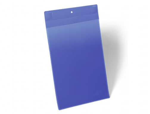 Funda Durable magnetica 210x297 mm plastico azul ventana transparente pack de 10 1747-07, imagen 2 mini