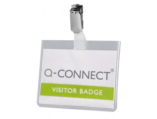 Identificador con pinza Q-connect KF01562 60x90 mm cerrada, imagen 5 mini