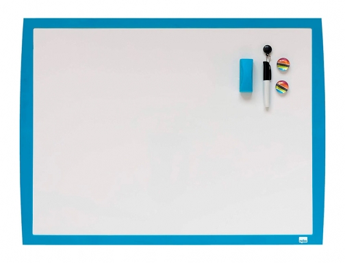 Pizarra blanca Nobo magnetica marco azul 430x585 mm 2104176, imagen 2 mini