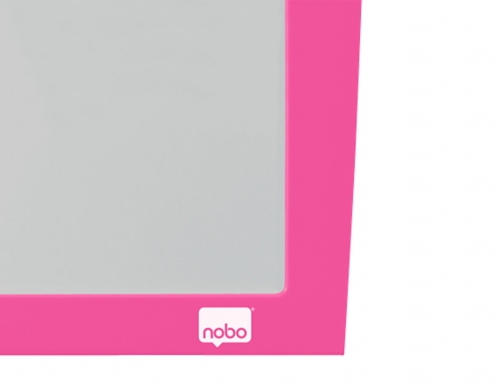 Pizarra blanca Nobo magnetica marco fucsia 430x585 mm 2104177, imagen 3 mini