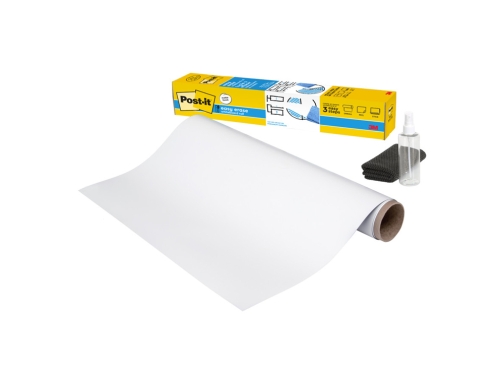 Pizarra blanca Post-it super sticky flex adhesiva removible rollo 91,4x121,9 cm 7100197624, imagen 2 mini