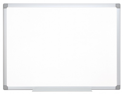 Pizarra blanca Q-connect lacada magnetica marco de aluminio 90x60 cm KF01079, imagen 2 mini