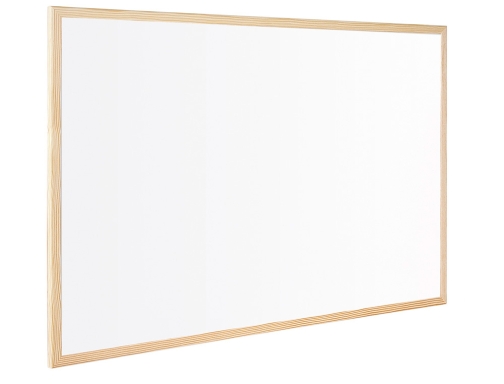 Pizarra blanca Q-connect laminada marco de madera 90x60 cm KF03573, imagen 3 mini