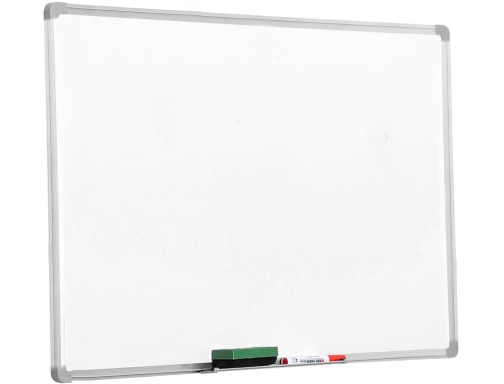 Pizarra blanca Q-connect melamina marco de aluminio 120x90 cm KF37016, imagen 3 mini