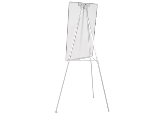 Pizarra blanca Q-connect con tripode 90x70x195cm para convenciones superficie lacadamagnetica escritura directa KF04157, imagen 4 mini