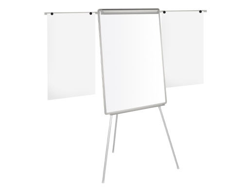 Pizarra blanca Q-connect con tripode 90x70x195cm y brazos extensibles para conferencias superficie KF37001, imagen 3 mini