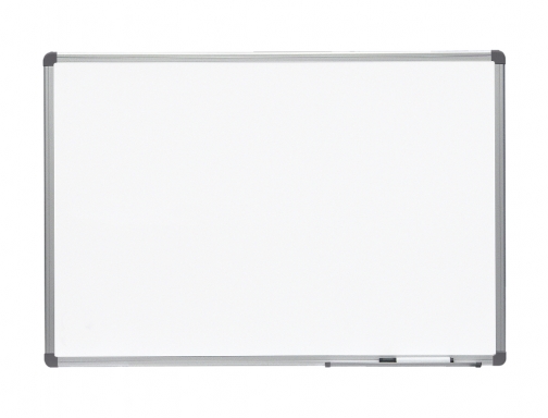 Pizarra blanca Rocada lacada magnetica marco aluminio con cantoneras 60x90 cm 6402, imagen 3 mini