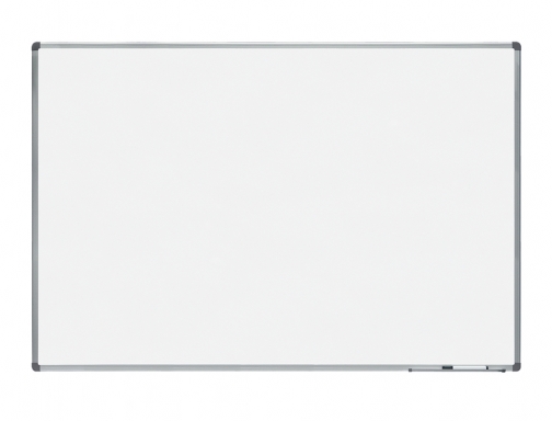 Pizarra blanca Rocada lacada magnetica marco aluminio con cantoneras 100x150 cm 6406, imagen 3 mini