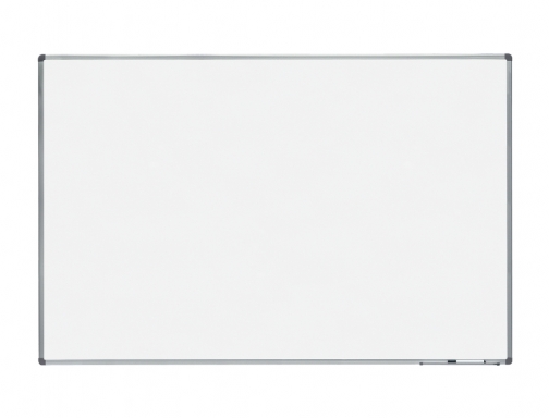 Pizarra blanca Rocada lacada magnetica marco aluminio con cantoneras 120x180 cm 6408, imagen 3 mini