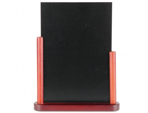 Pizarra negra Liderpapel doble cara de madera con superficie para rotuladores tipo 54715, imagen 2 mini