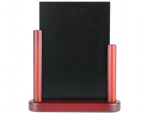 Pizarra negra Liderpapel doble cara de madera con superficie para rotuladores tipo 54716, imagen 2 mini