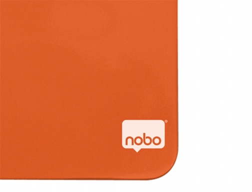 Pizarra Nobo magnetica para el hogar color naranja 360x360 mm 1915622, imagen 3 mini