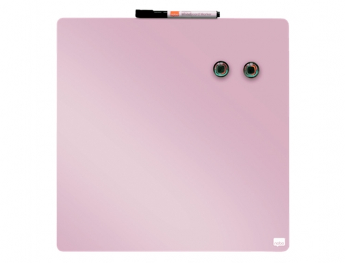Pizarra Nobo magnetica para el hogar color rosa 360x360 mm 1915623, imagen 2 mini