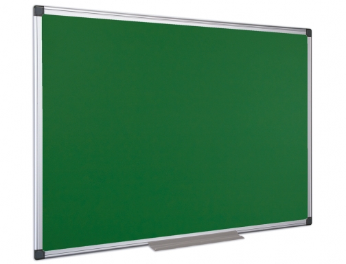 Pizarra verde Q-connect mural marco de aluminio 200x100 cm sin repisa KF03587, imagen 2 mini