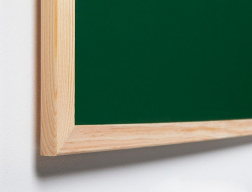 Pizarra verde Q-connect marco de madera 120x90 cm sin repisa KF03586, imagen 4 mini