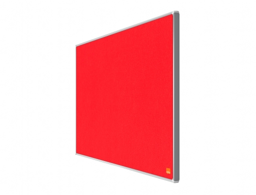 Tablero de anuncios Nobo impression pro fieltro rojo formato panoramico 32- 710x400 1915419, imagen 2 mini
