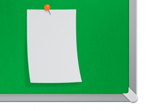 Tablero de anuncios Nobo impression pro fieltro verde formato panoramico 55- 1220x690 1915426, imagen 3 mini