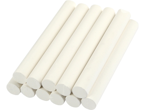 Tiza blanca antipolvo Liderpapel caja de 10 unidades 77661, imagen 4 mini