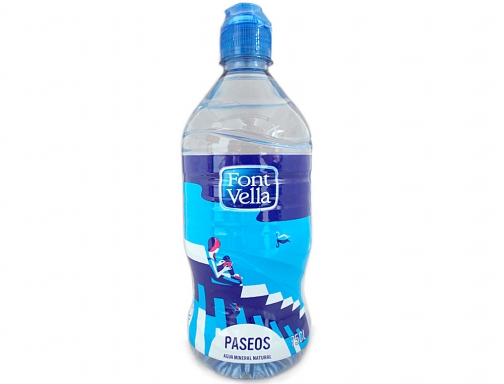 Agua mineral natural Font vella botella de 750 ml 158852, imagen 2 mini