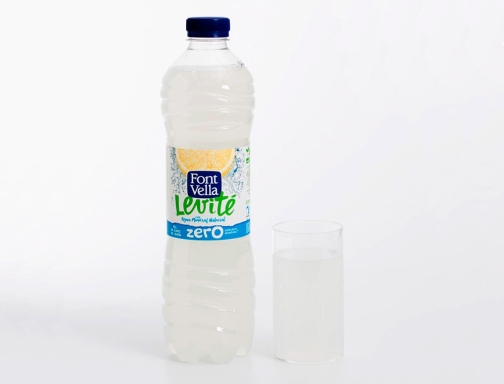 Agua mineral natural Font vella lim0nada zero con zumo de limon botella 159164, imagen 3 mini