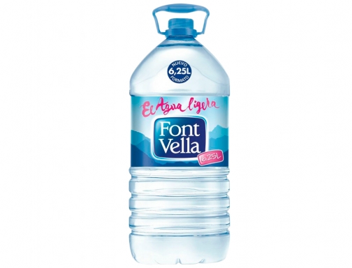 Agua mineral natural Font vella sant hilari garrafa 6,25 l FV6.25L, imagen 2 mini