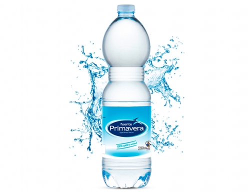 Agua mineral natural Fuente primaver a botella de 1,5 l FP1.5L, imagen 3 mini