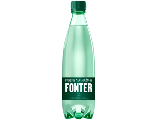 Agua mineral natural con gas Fonter botella de 500ml 50187, imagen 2 mini