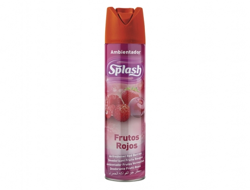 Ambientador spray Splash aroma frutos rojos bote de 300 ml 88121, imagen 3 mini