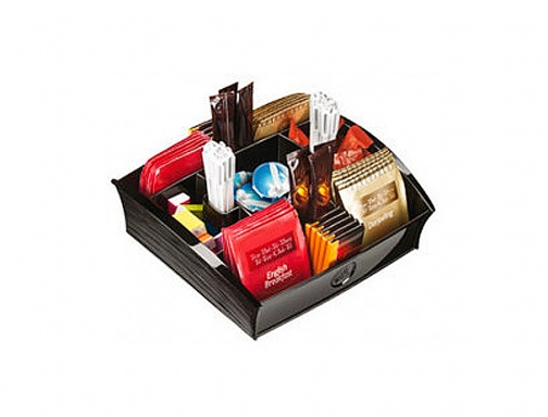 Bandeja organizadora Cep con 11 compartimentos poliestireno color negro especial para snacks 2230010011, imagen 2 mini