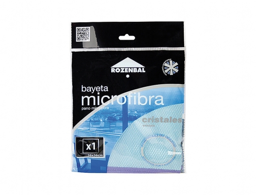Bayeta microfibra cristales 36x36 cm Blanca 215036, imagen 2 mini