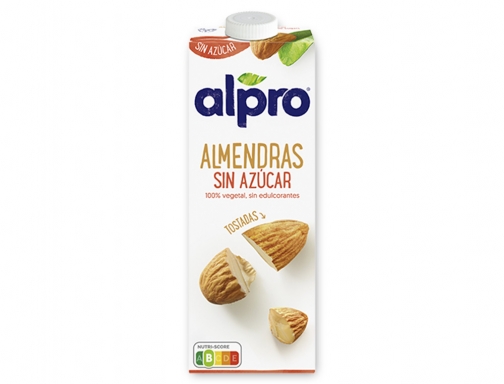 Bebida de almendra Alpro 100% vegetal sin azucar con calcio y vitaminas 182481, imagen 2 mini