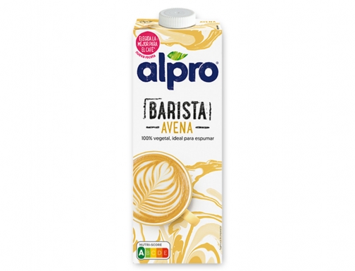 Bebida de avena Alpro 100% vegetal especial para barista con vitaminas brik 182636, imagen 2 mini