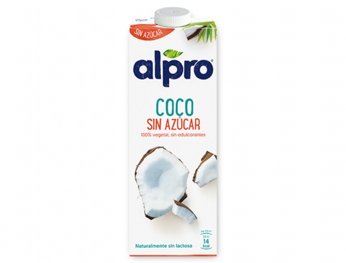 Bebida de coco Alpro sin azucar con calcio y vitaminas brik de 144011, imagen 2 mini