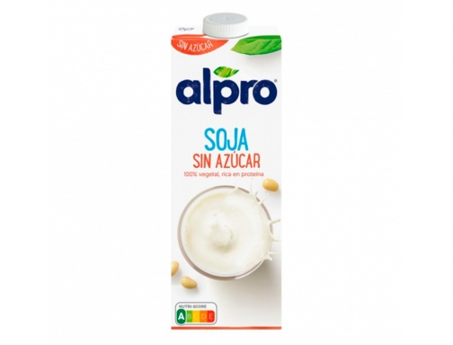 Bebida de soja Alpro 100% vegetal sin azucar rica en proteinas con 139251, imagen 2 mini