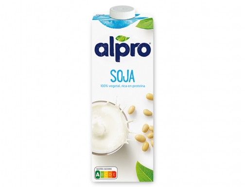 Bebida de soja Alpro 100% vegetal rica en proteinas con calcio y 182488, imagen 2 mini