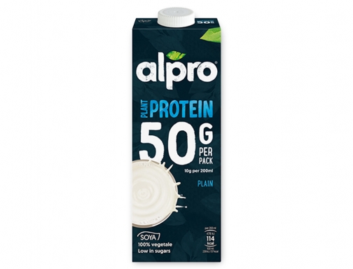 Bebida de soja Alpro alta en proteinas con calcio y vitaminas brik 174775, imagen 2 mini